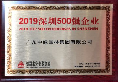 2019深圳500強企業